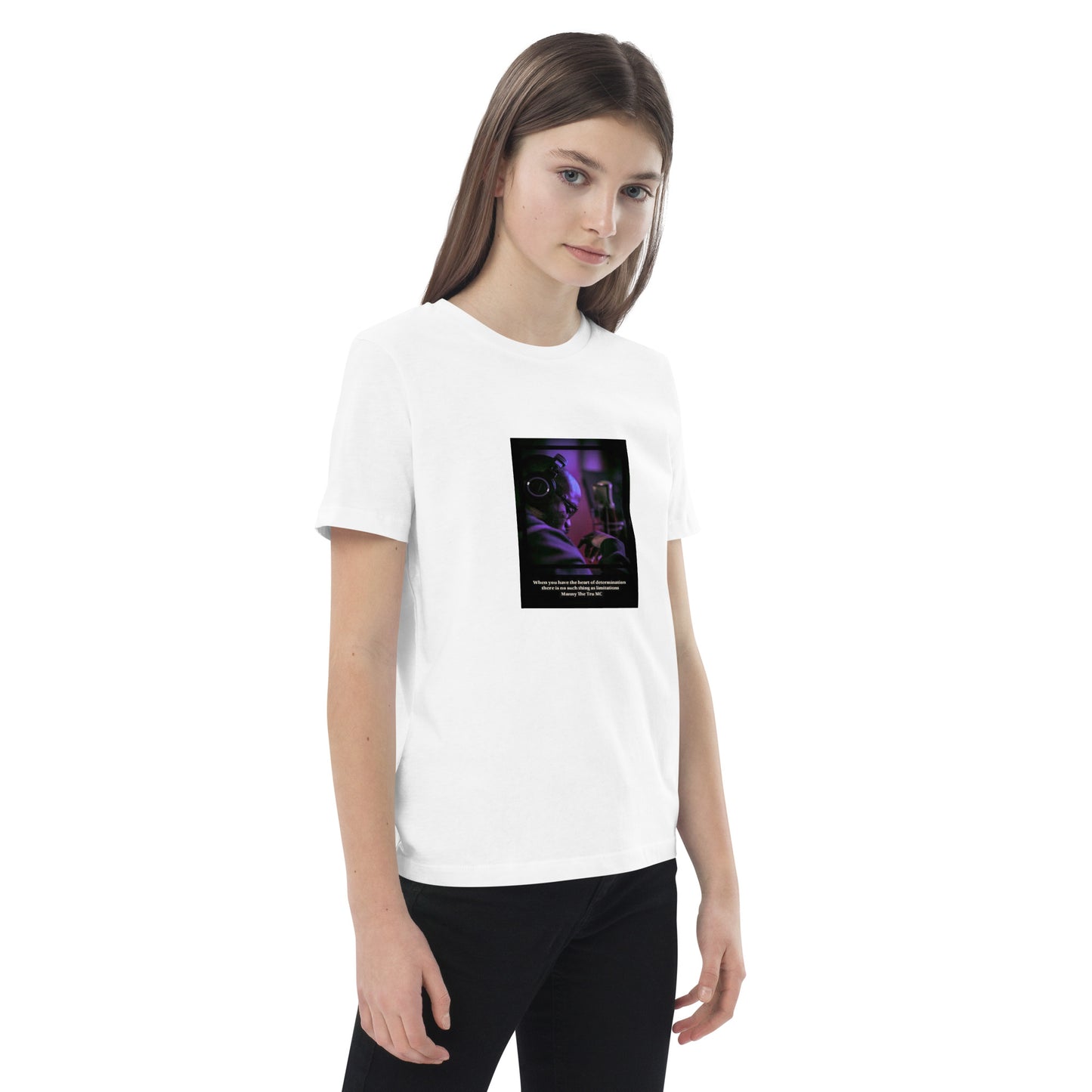 The Heart Of Determination Organic cotton kids t-shirt