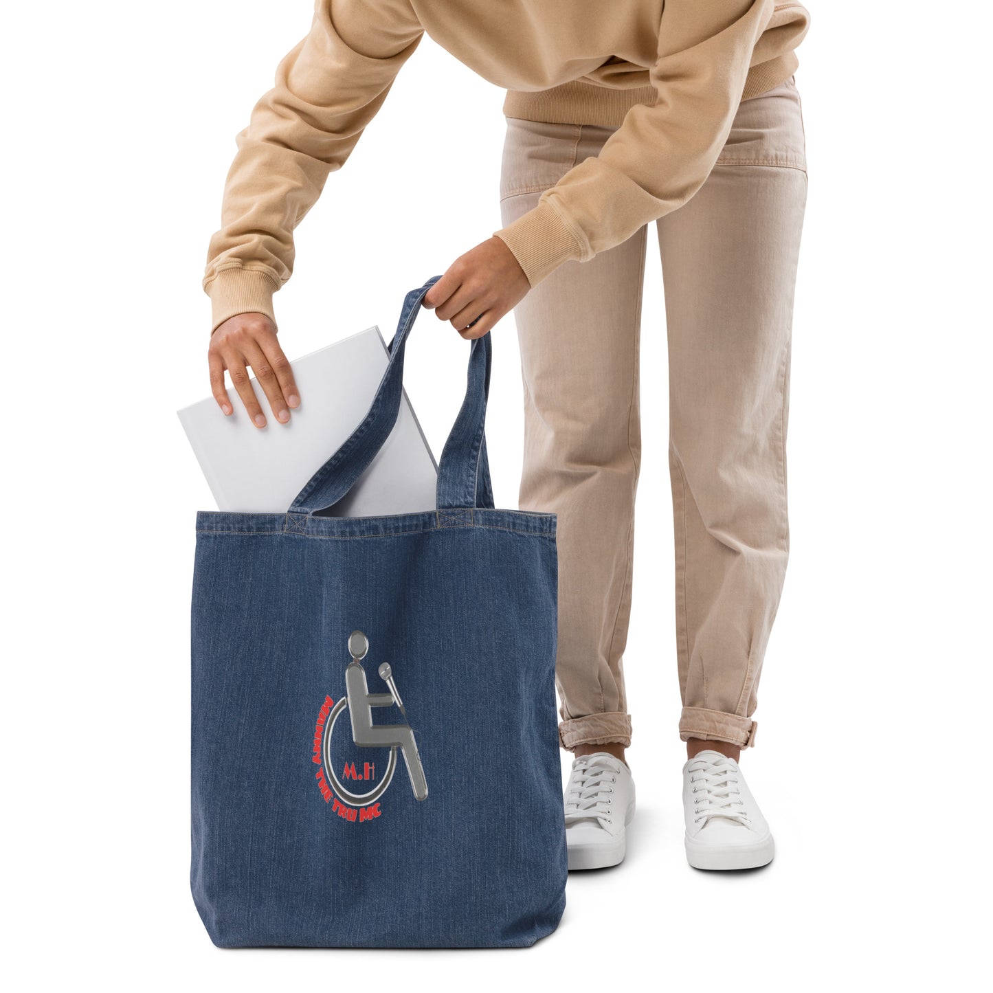 MANNY THE TRU MC Organic denim tote bag