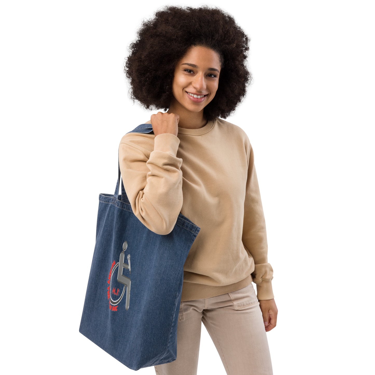 MANNY THE TRU MC Organic denim tote bag