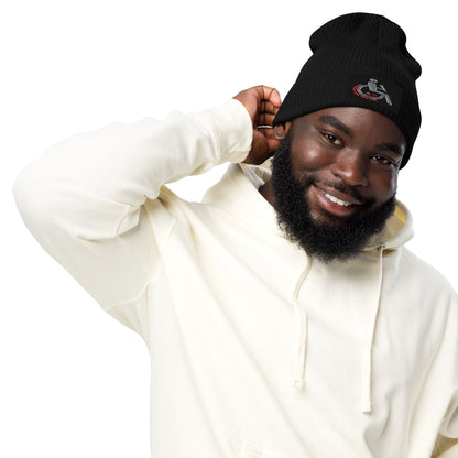 MANNY THE TRU MC Organic ribbed beanie