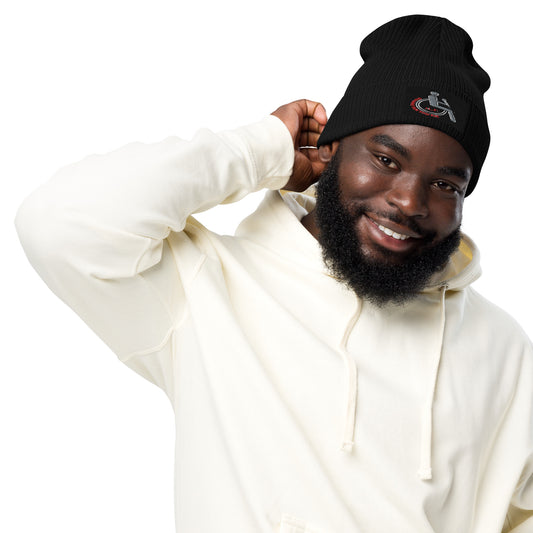 MANNY THE TRU MC Organic ribbed beanie