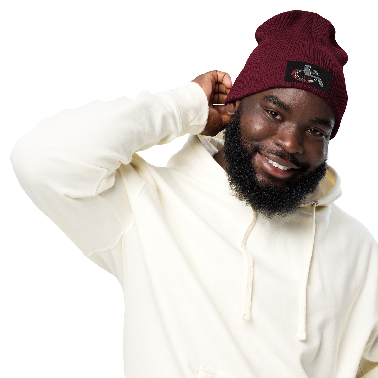 MANNY THE TRU MC Organic ribbed beanie