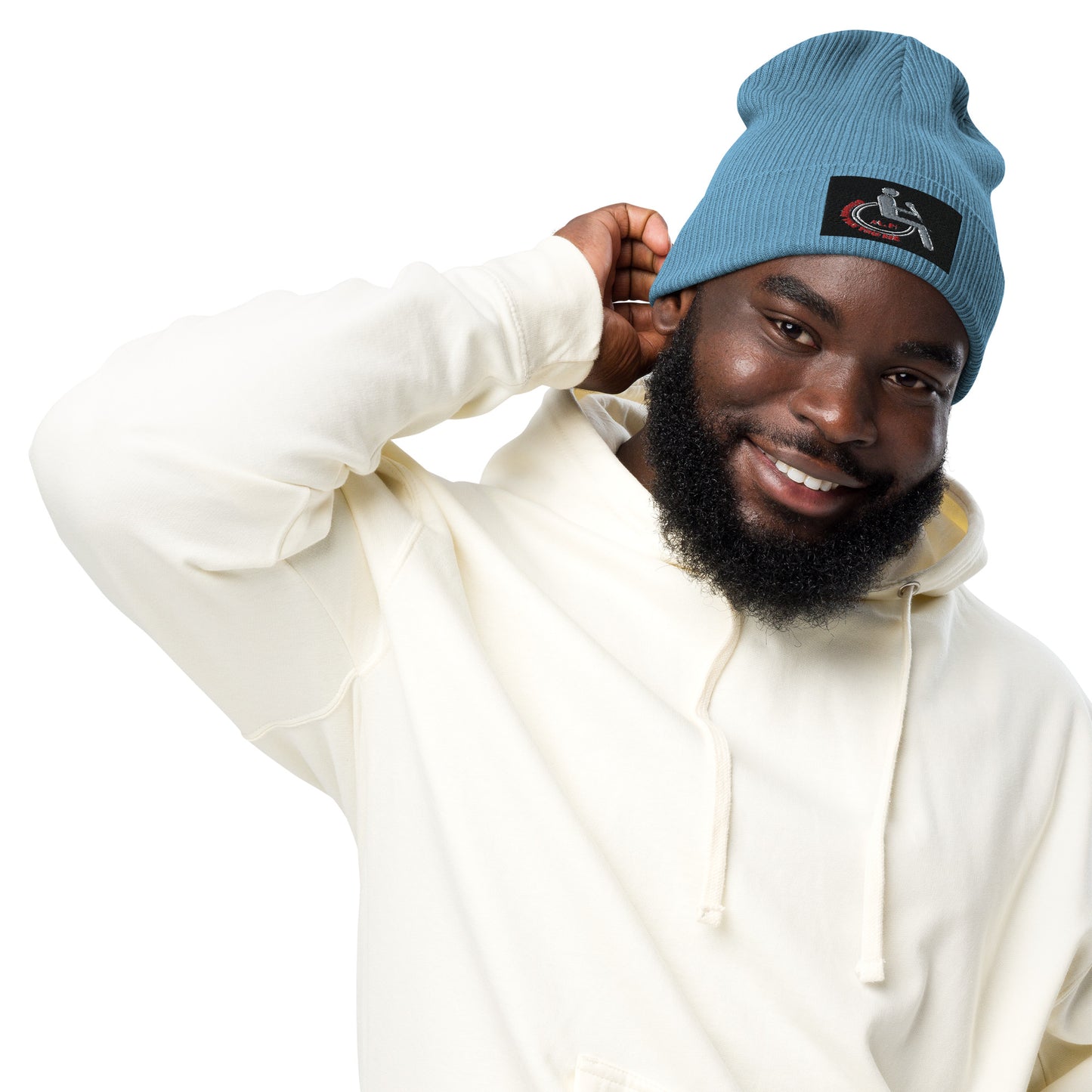 MANNY THE TRU MC Organic ribbed beanie