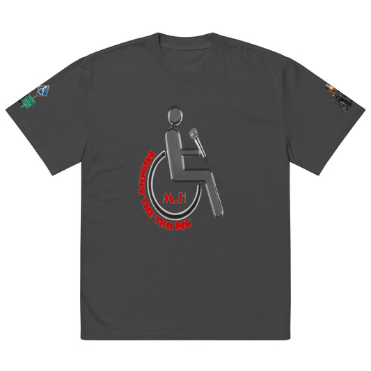 MANNY THE TRU MC Oversized faded t-shirt