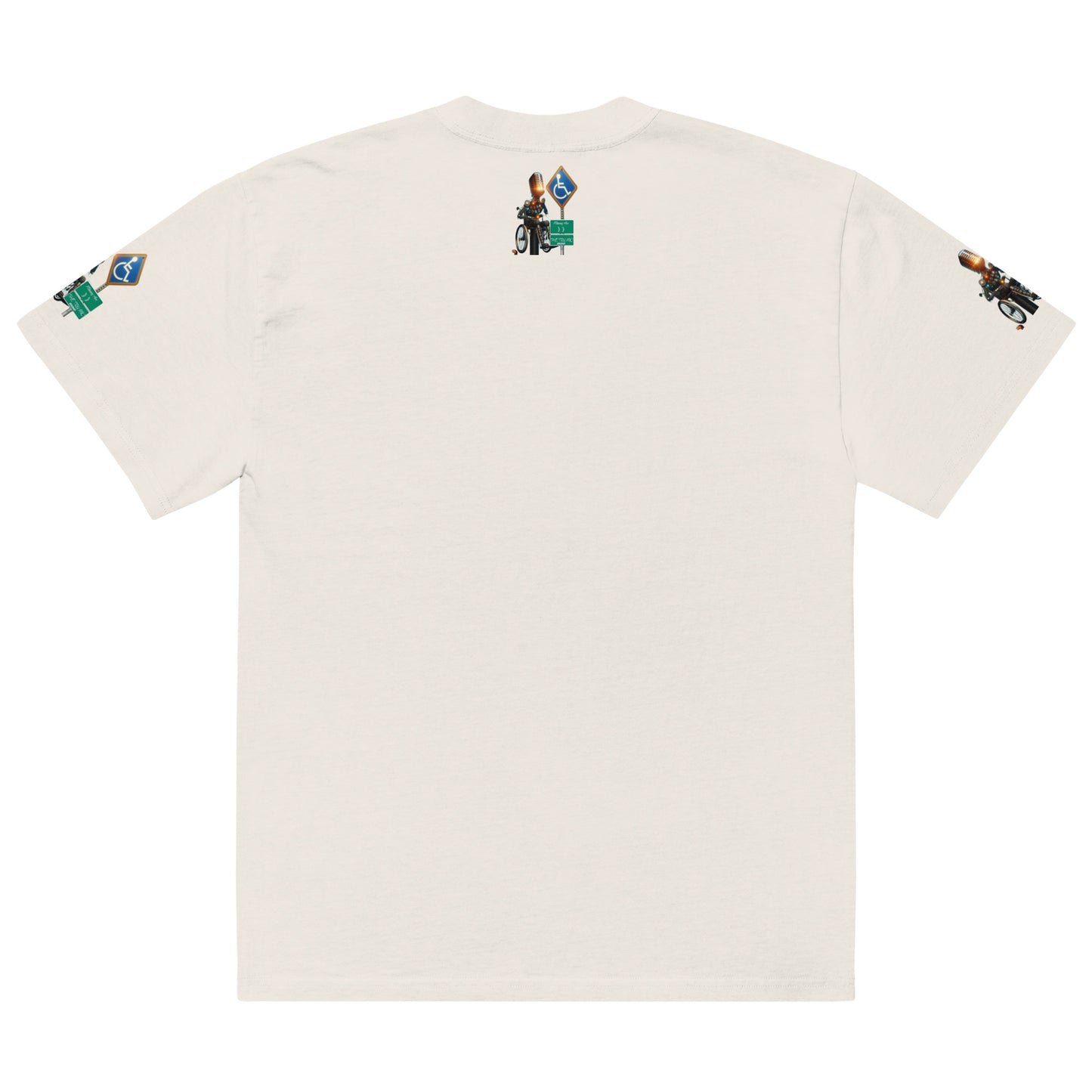 MANNY THE TRU MC Oversized faded t-shirt