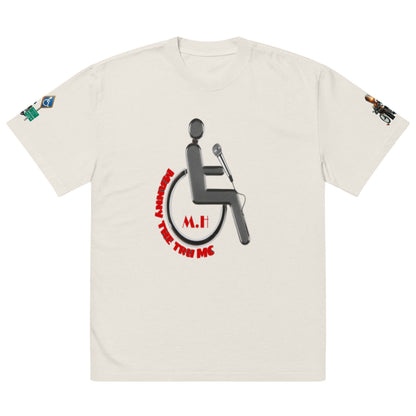 MANNY THE TRU MC Oversized faded t-shirt
