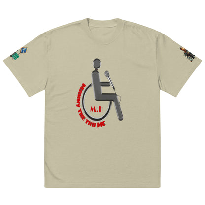 MANNY THE TRU MC Oversized faded t-shirt