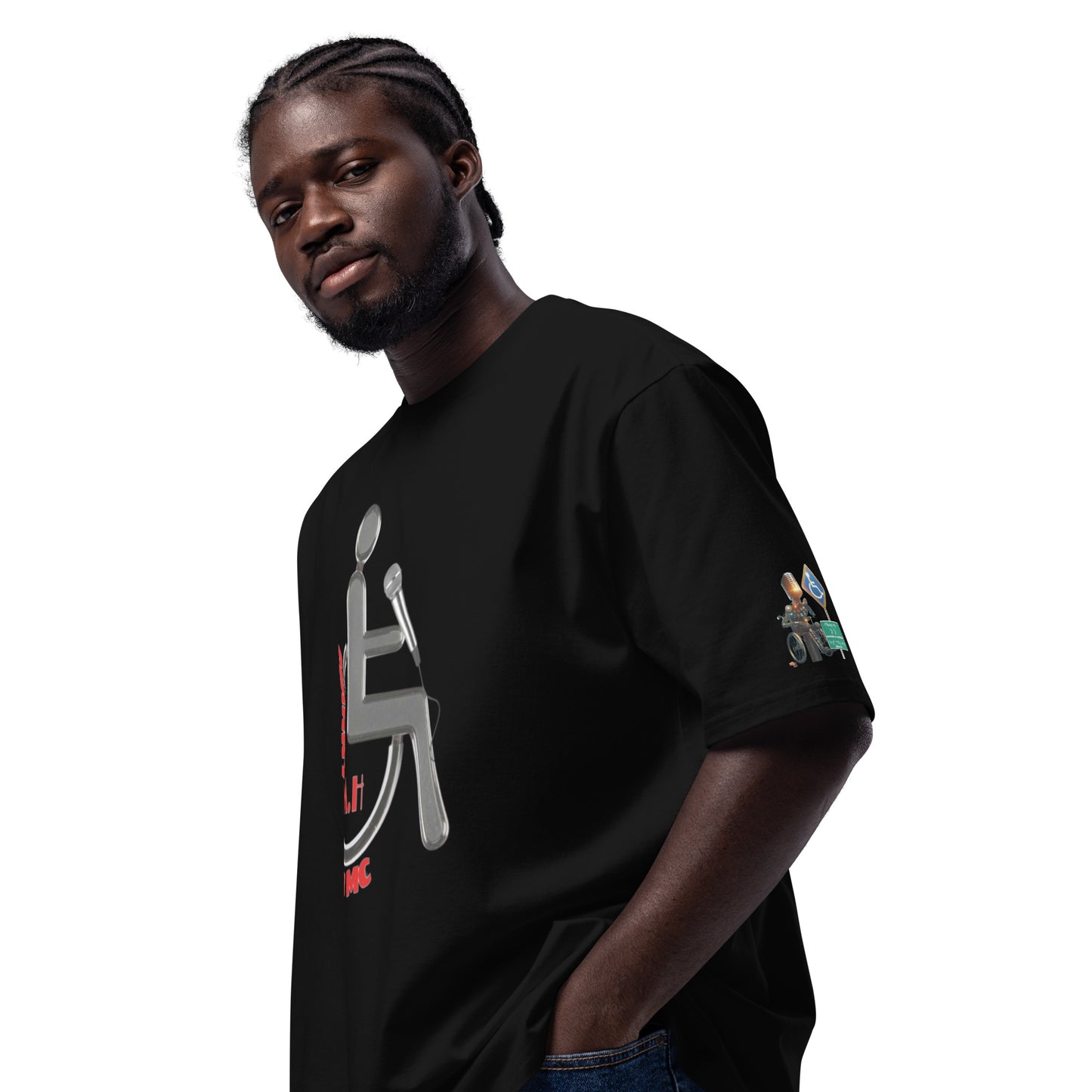 MANNY THE TRU MC Oversized heavyweight t-shirt