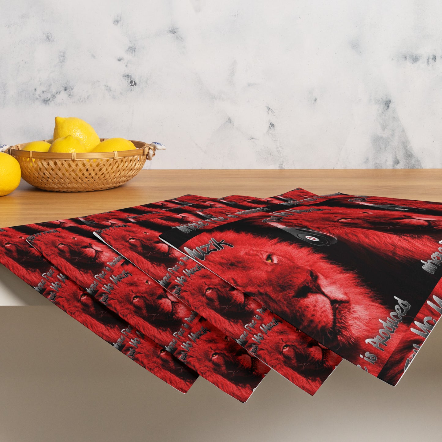 TRU MC MUZIK Placemat Set