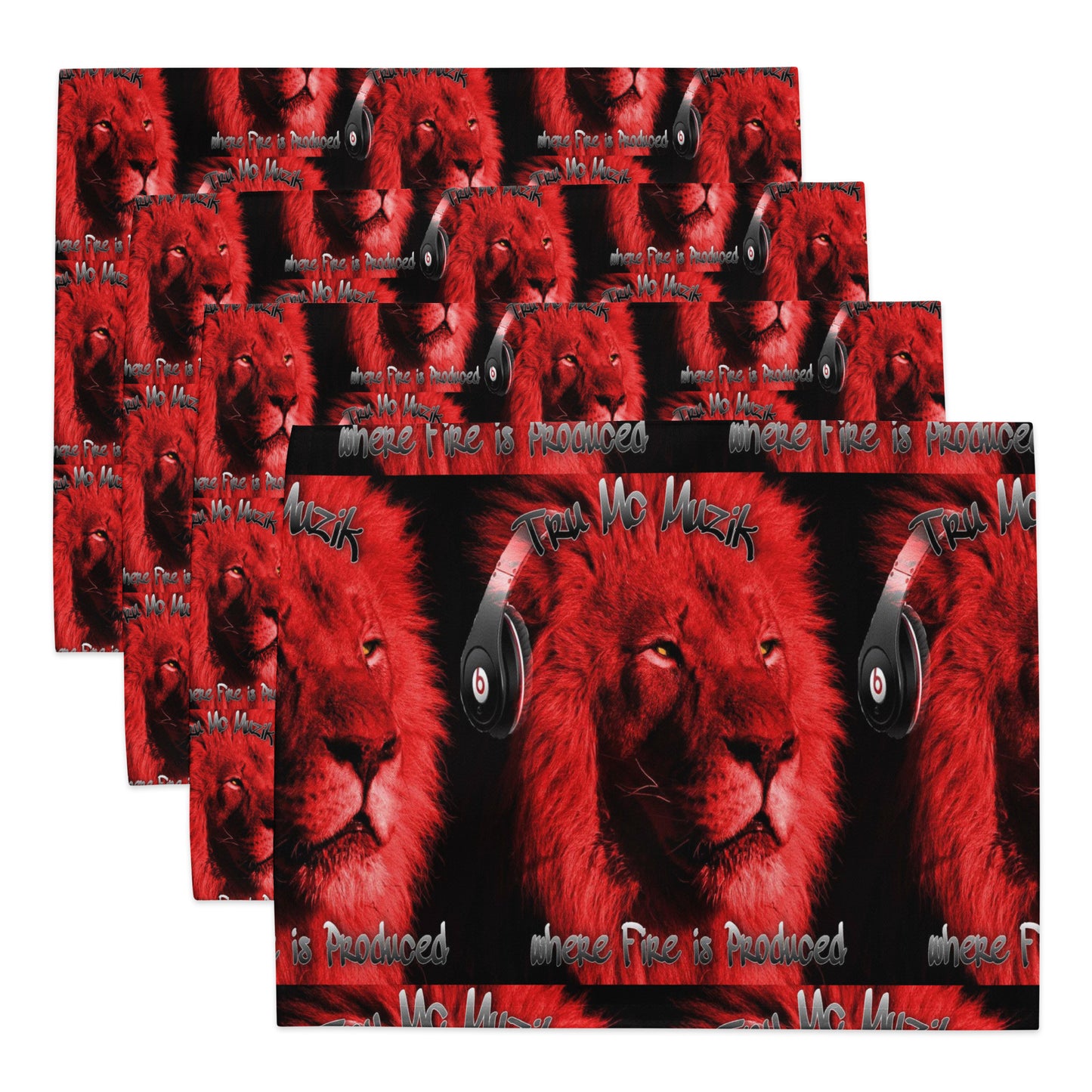 TRU MC MUZIK Placemat Set