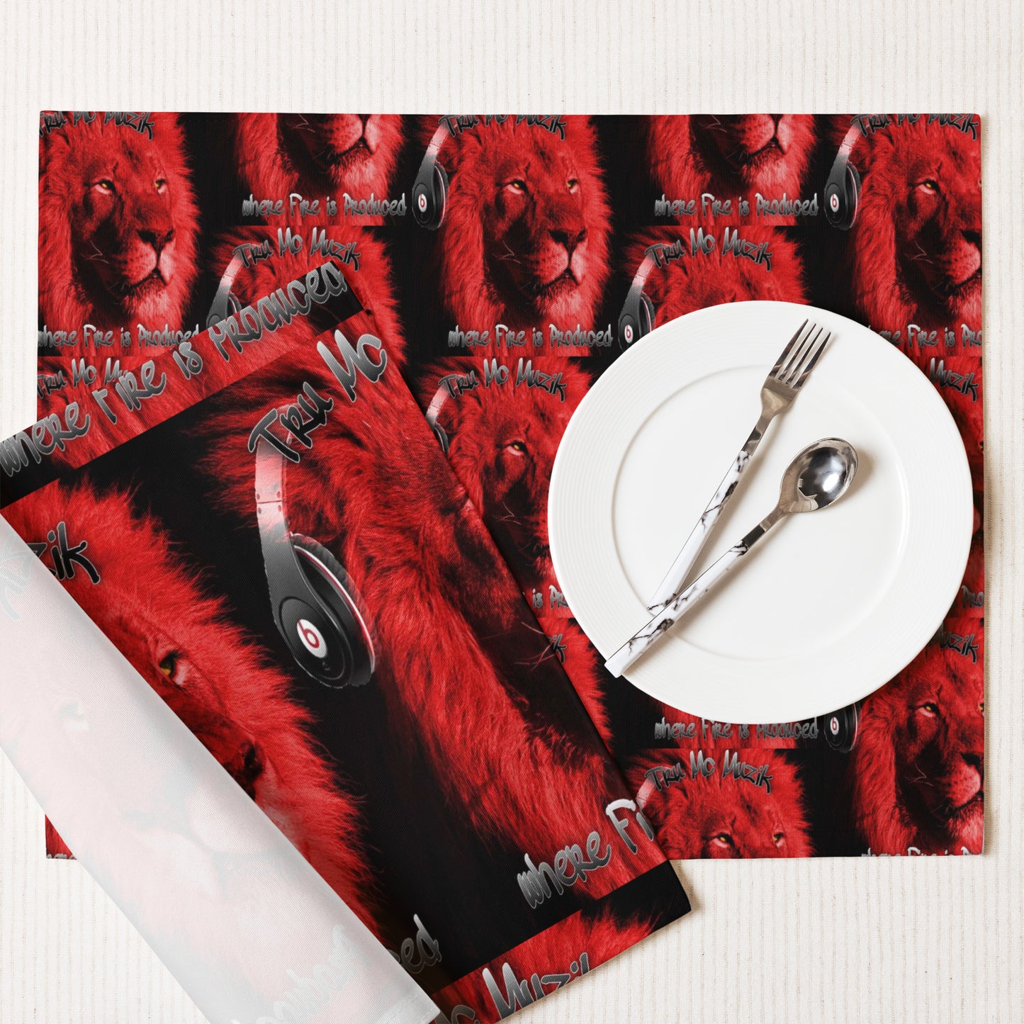 TRU MC MUZIK Placemat Set