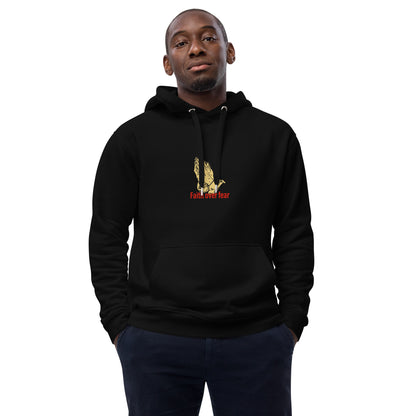 Faith over fear Premium eco hoodie
