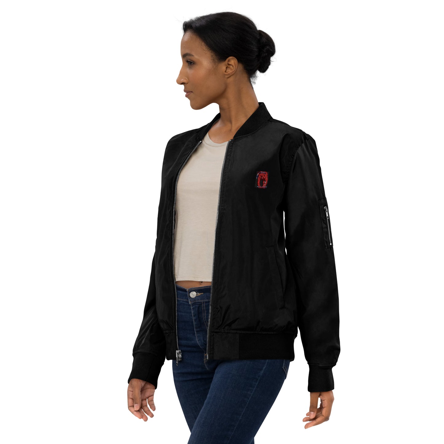 TRU MC MUZIK Premium recycled bomber jacket