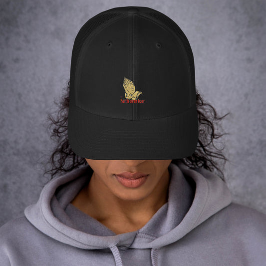 Faith over fear Trucker Cap