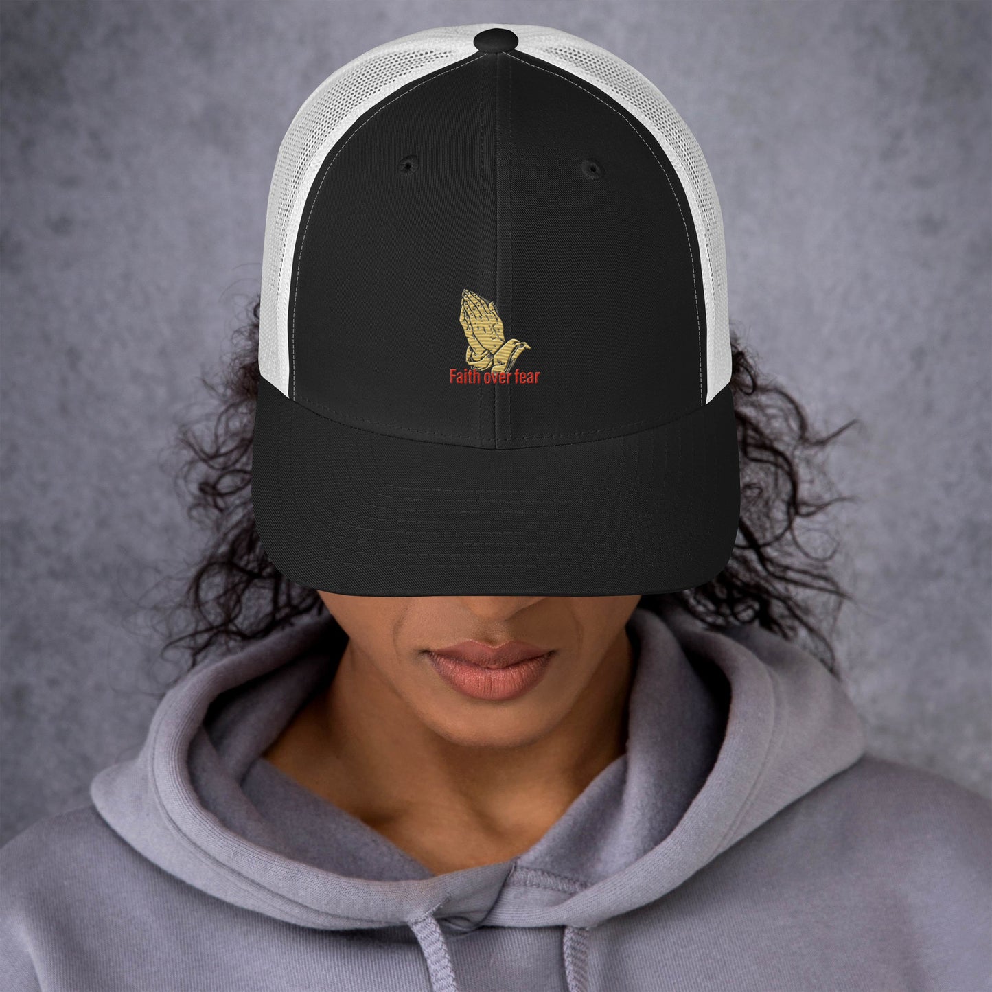 Faith over fear Trucker Cap