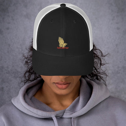Faith over fear Trucker Cap