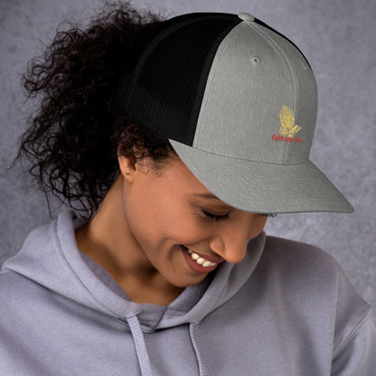 Faith over fear Trucker Cap