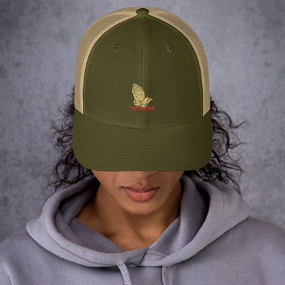 Faith over fear Trucker Cap