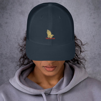 Faith over fear Trucker Cap