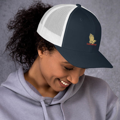 Faith over fear Trucker Cap