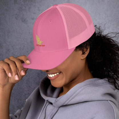 Faith over fear Trucker Cap