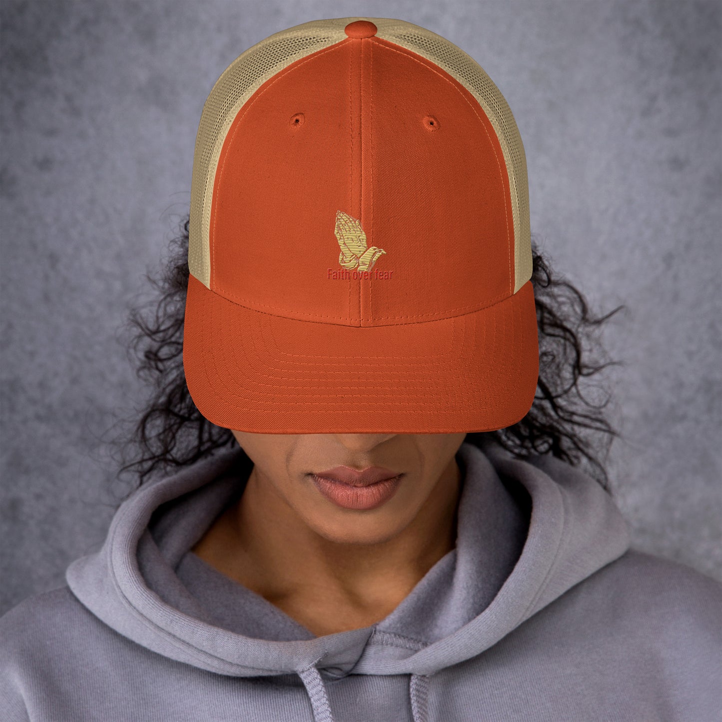 Faith over fear Trucker Cap