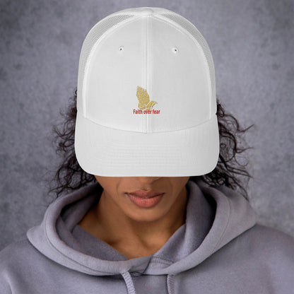 Faith over fear Trucker Cap
