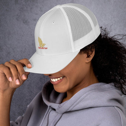 Faith over fear Trucker Cap