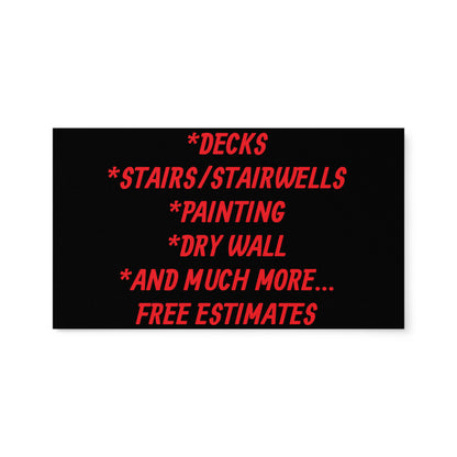 Set of business cards