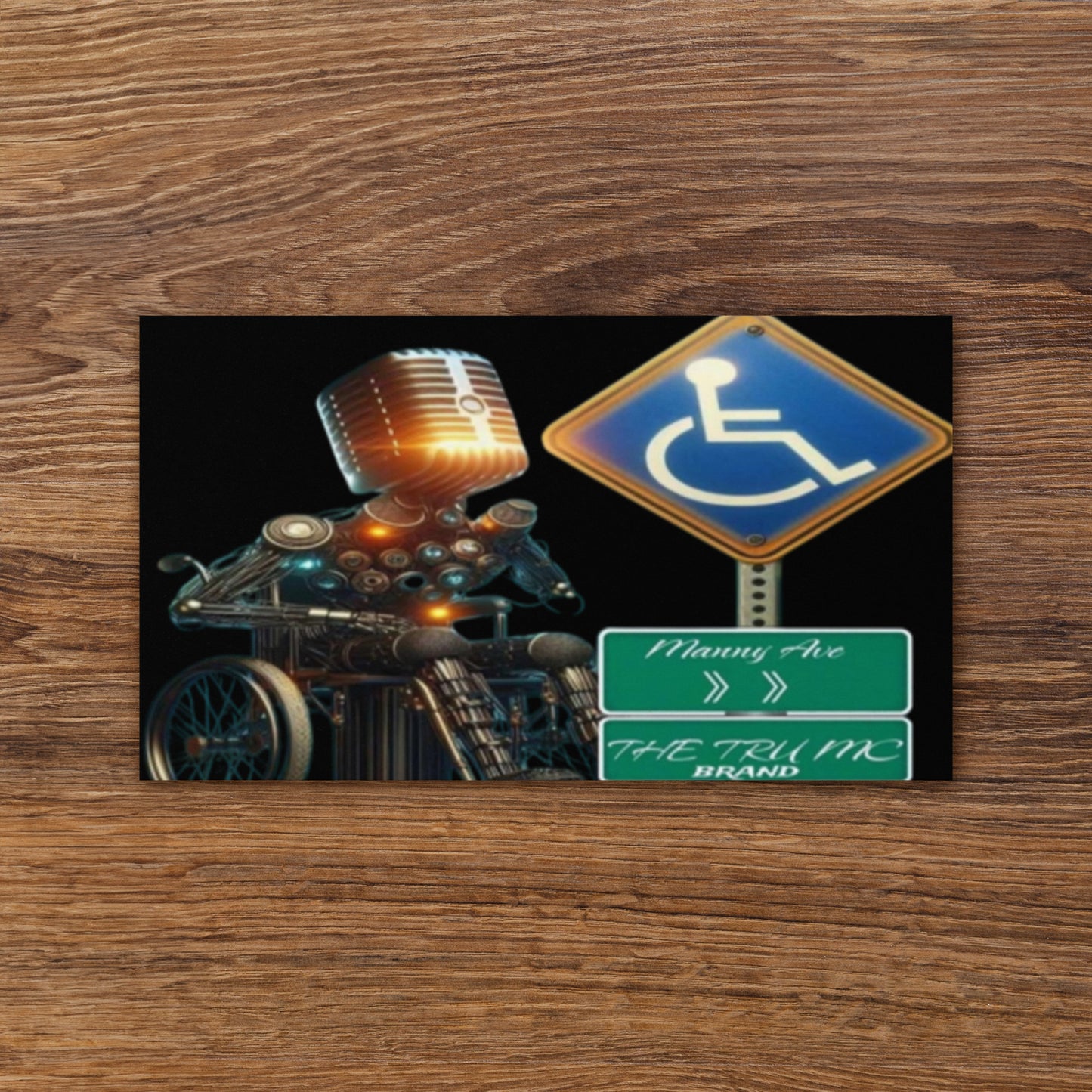 THE TRU MC BRAND Set of business cards
