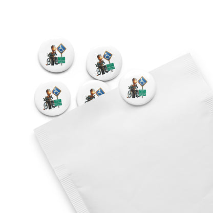 THE TRU MC BRAND Set of pin buttons