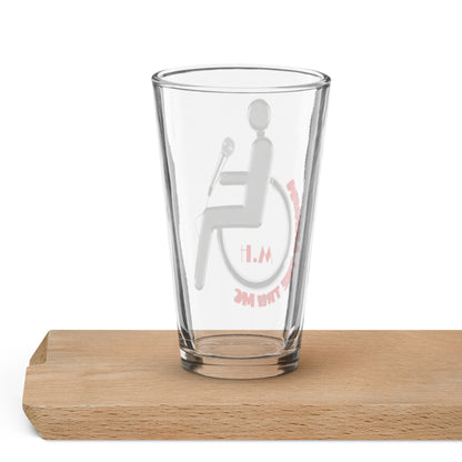MANNY THE TRU MC Shaker pint glass