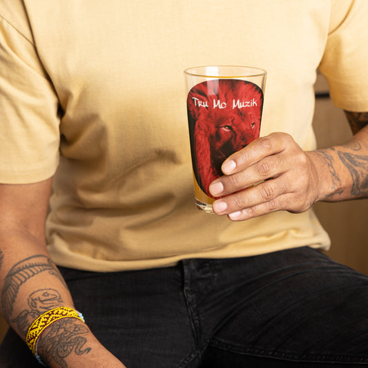 TRU MC MUZIK Shaker pint glass