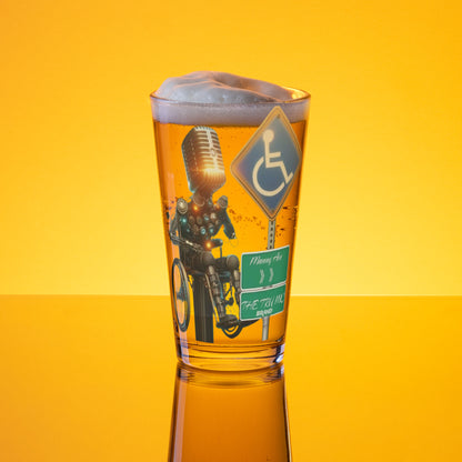 THE TRU MC BRAND Shaker pint glass