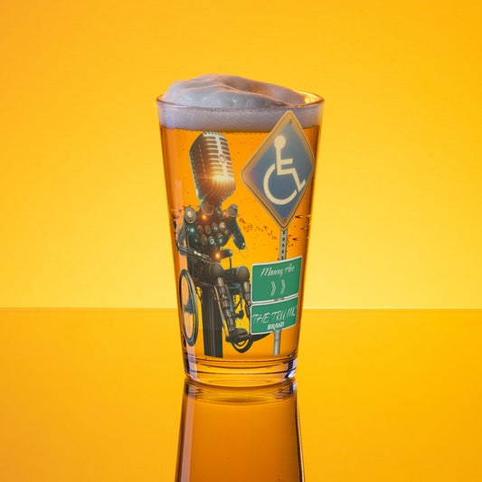 THE TRU MC BRAND Shaker pint glass
