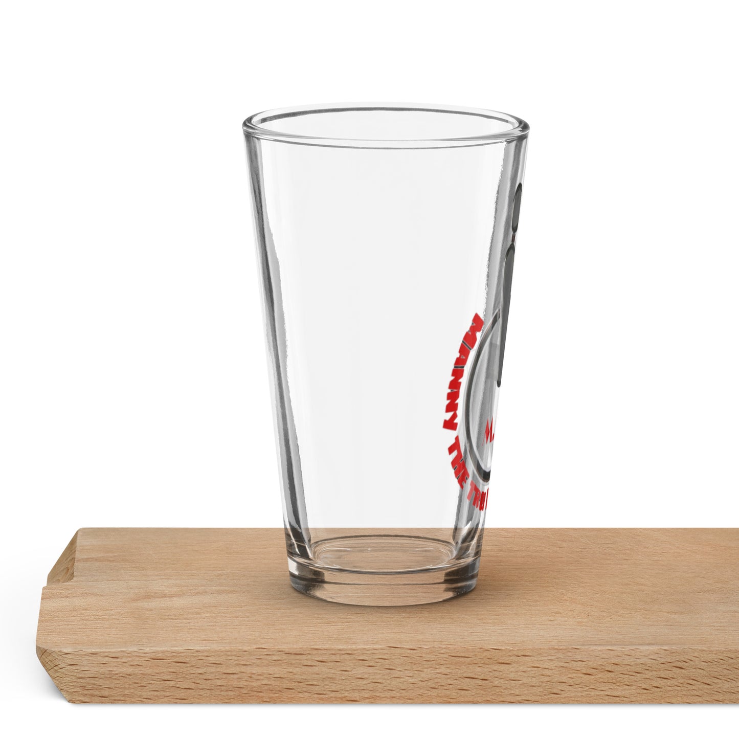 MANNY THE TRU MC Shaker pint glass