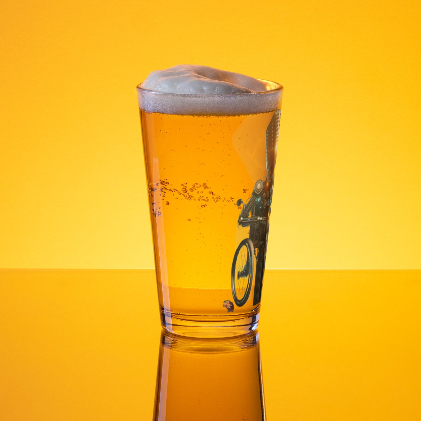 THE TRU MC BRAND Shaker pint glass