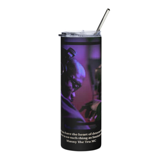 The Heart Of Determination Stainless steel tumbler