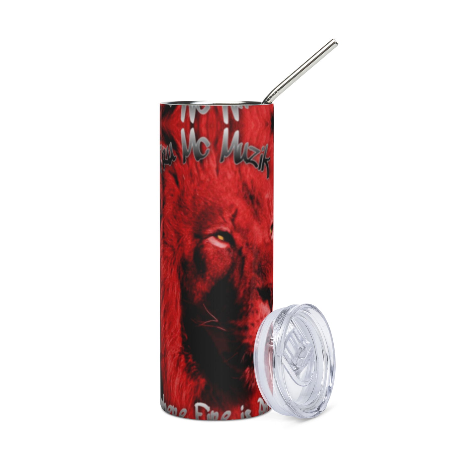 TRU MC MUZIK Stainless steel tumbler