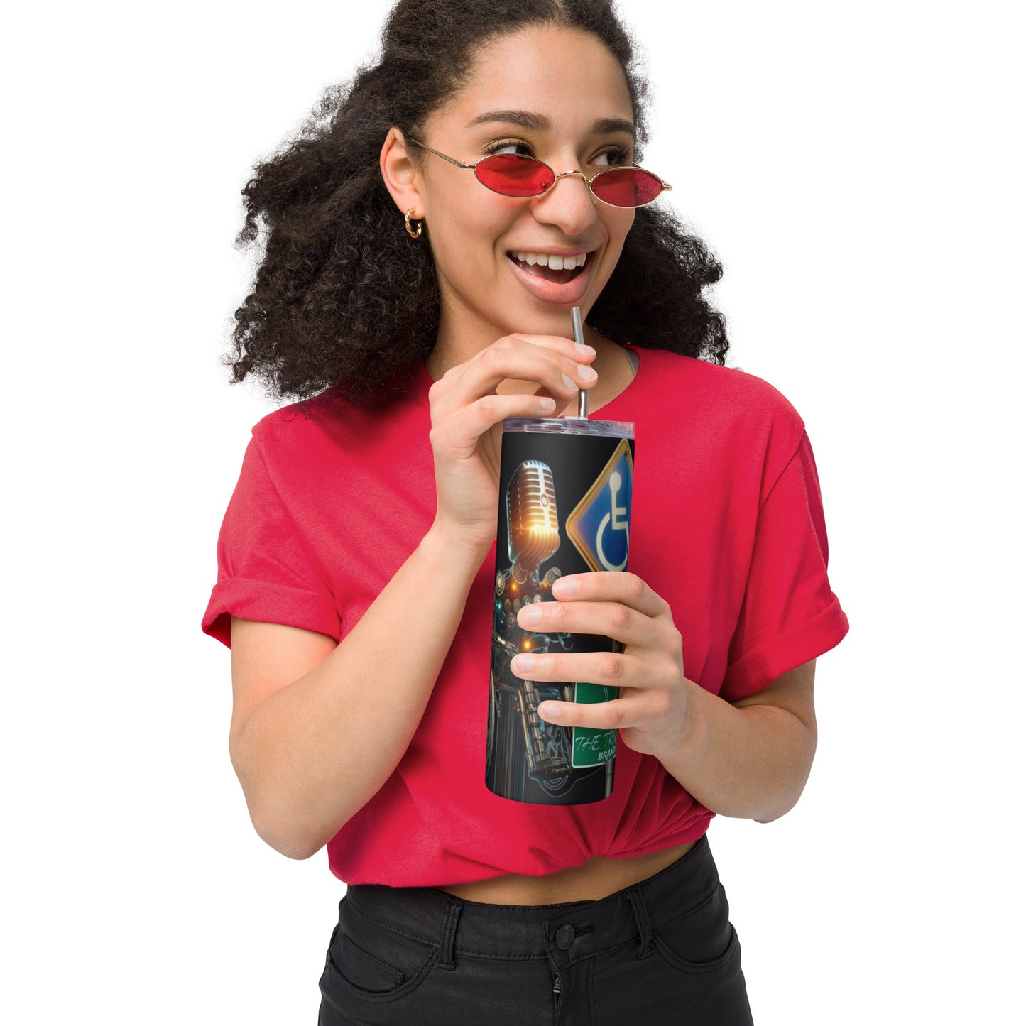 THE TRU MC BRAND Stainless steel tumbler