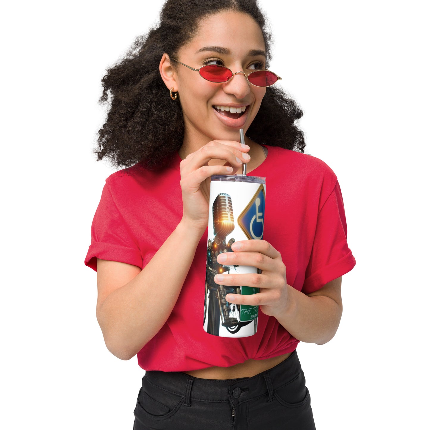 THE TRU MC BRAND Stainless steel tumbler