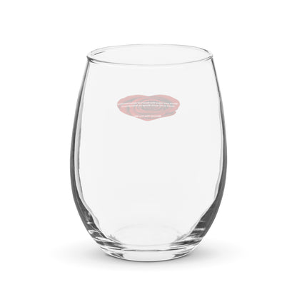 The Heart Of Determination Stemless wine glass