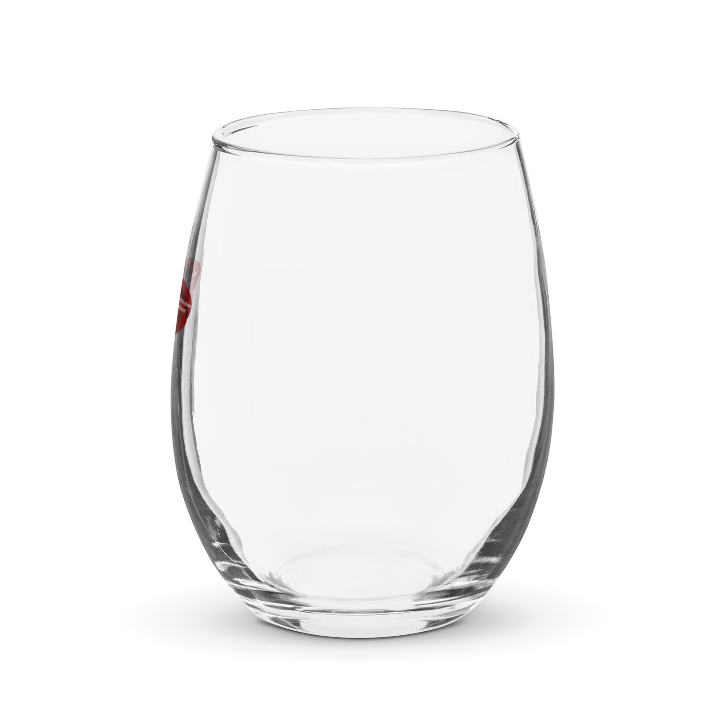 The Heart Of Determination Stemless wine glass