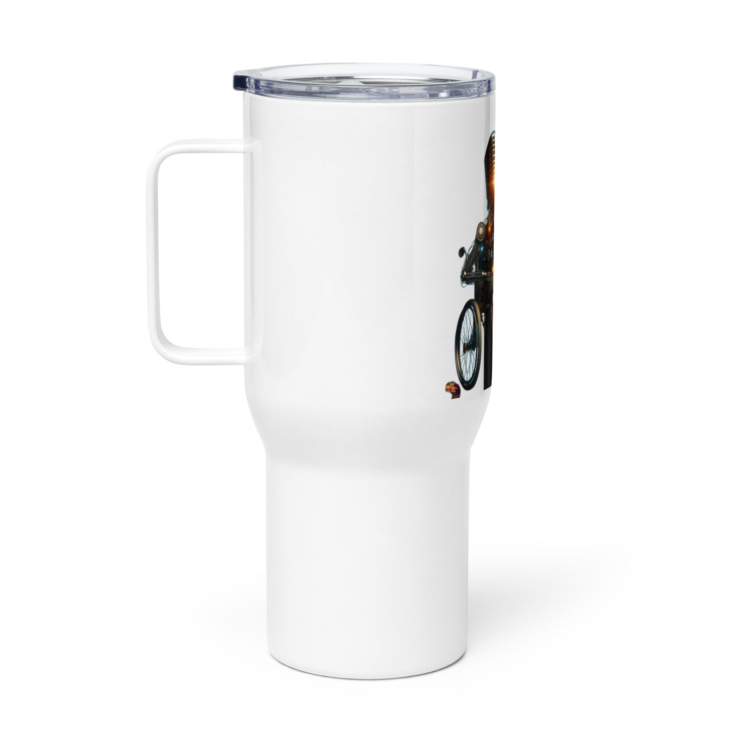 THE TRU MC BRAND Travel mug with a handle