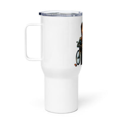 THE TRU MC BRAND Travel mug with a handle