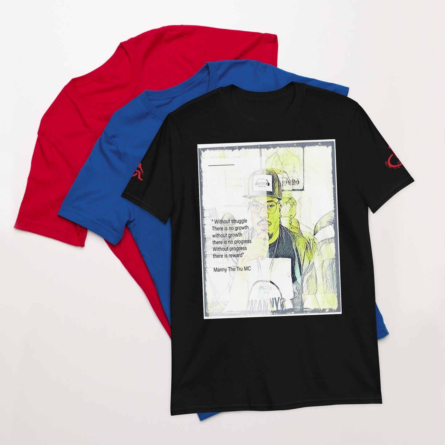 the struggle is real but necessary Short-Sleeve Unisex T-Shirt
