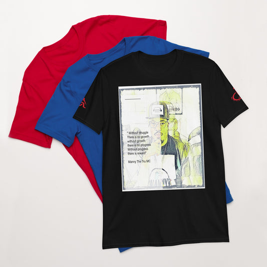 the struggle is real but necessary Short-Sleeve Unisex T-Shirt