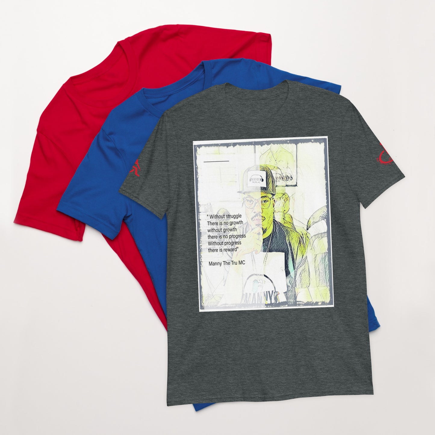 the struggle is real but necessary Short-Sleeve Unisex T-Shirt