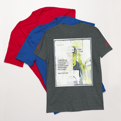 the struggle is real but necessary Short-Sleeve Unisex T-Shirt