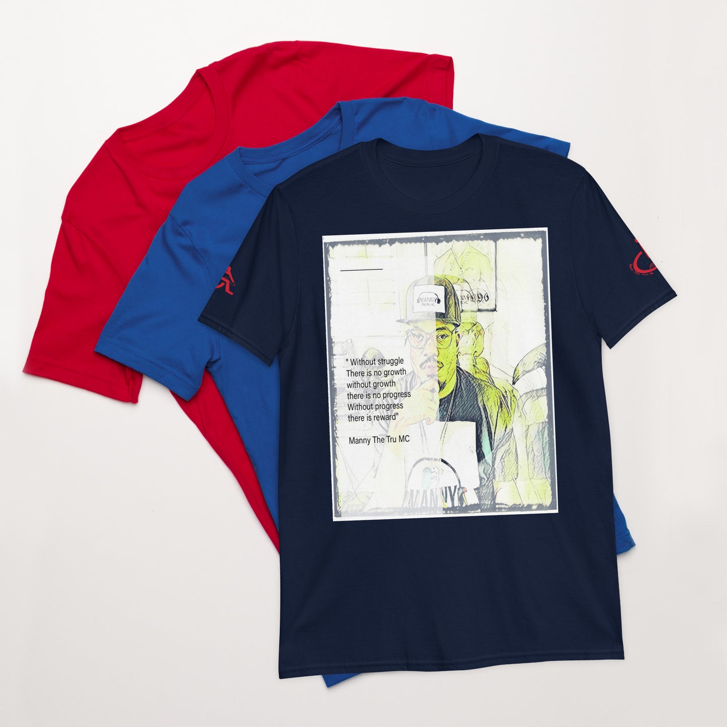the struggle is real but necessary Short-Sleeve Unisex T-Shirt